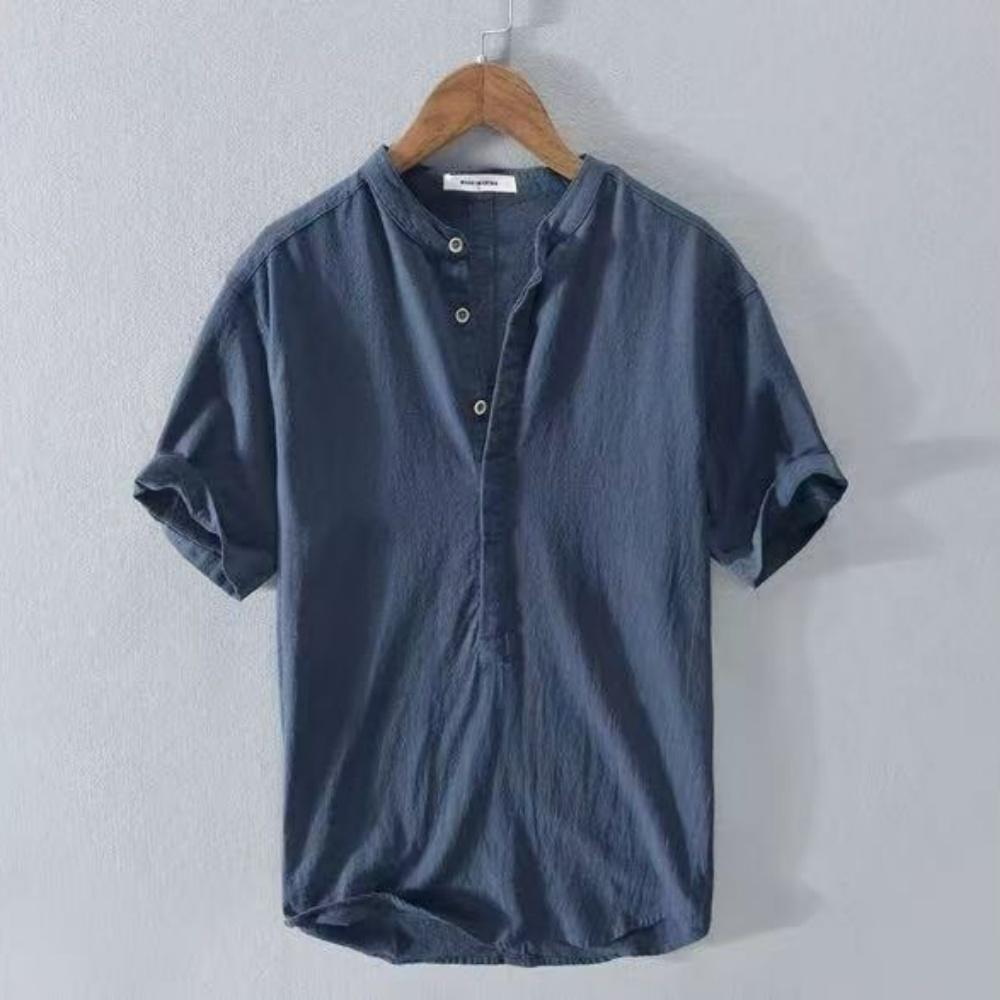Cotton Linen Shirts for Men Casual Shirts Lightweight Short Sleeve Henley Beach Shirts Hawaiian T Shirts for Men 5XL темно-синього кольору
Cotton Linen Shirts for Men Casual Shirts Lightweight Short Sleeve Henley Beach Shirts Hawaiian T Shirts for Men 5XL темно-синього кольору