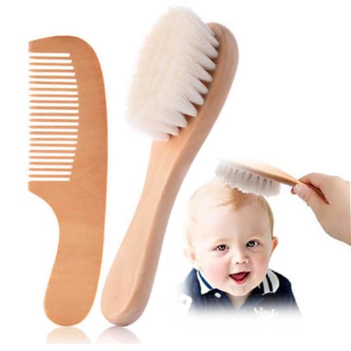 Mirhua Baby Hairbrush with Wooden Handle, 2-Piece Set, Scalp Massager, Natural Wood and Goat Hair, Promotes Blood Circulation, Baby Brush, Baby Brush,
Mirhua Baby Hairbrush with Wooden Handle, 2-Piece Set, Scalp Massager, Natural Wood and Goat Hair, Promotes Blood Circulation, Baby Brush, Baby Brush,