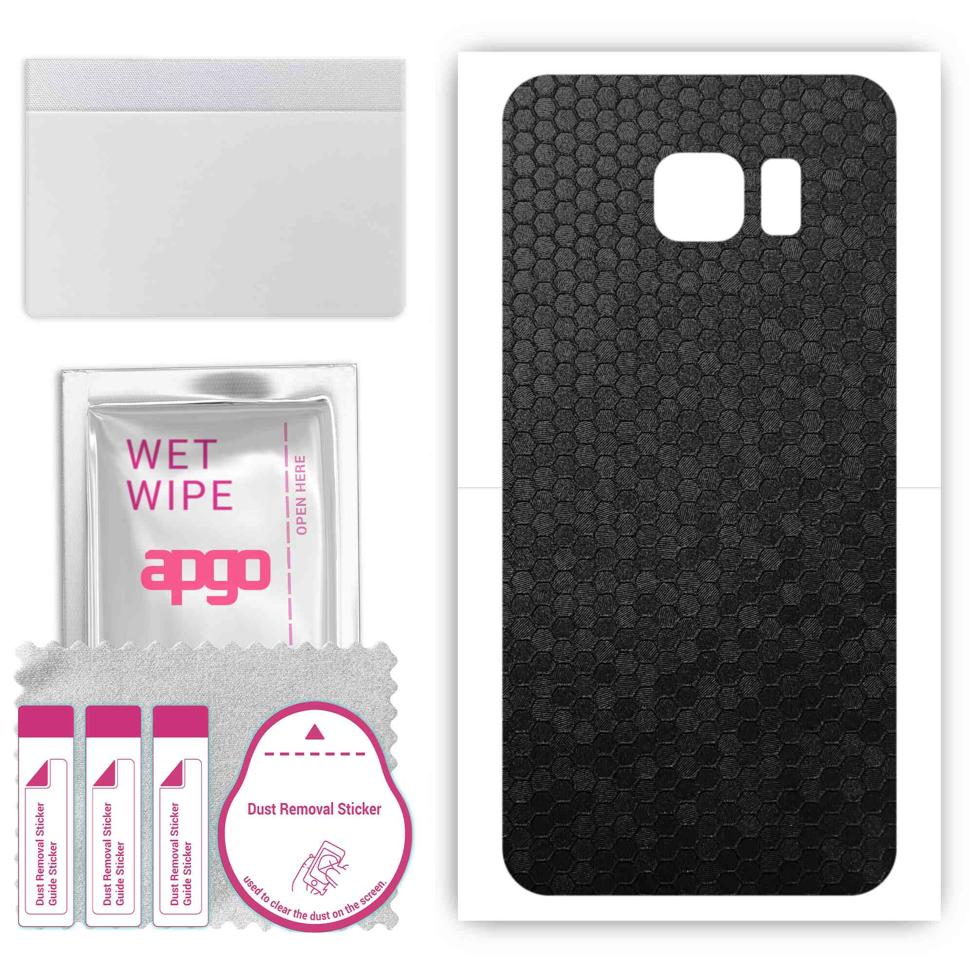 apgo Protective Skin Sticker for the back compatible with Samsung Galaxy S7 active, Wrap Film, Foil, Vinyl - Pattern Black Honeycomb
apgo Protective Skin Sticker for the back compatible with Samsung Galaxy S7 active, Wrap Film, Foil, Vinyl - Pattern Black Honeycomb