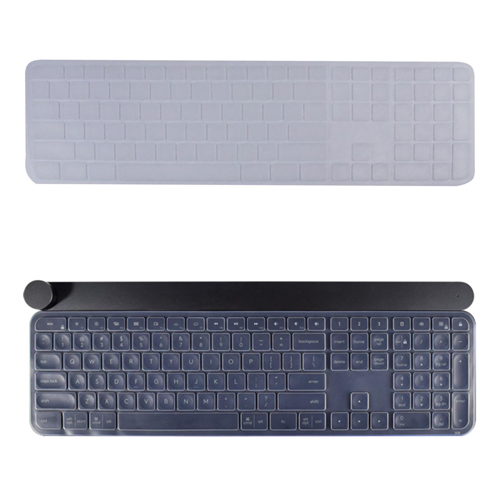 Dustproof Waterproof Transparent Silicone Keyboard Cover Skin Protectors for Logitech Craft Mx Keys Wireless Keyboard Accessories прозорий
Dustproof Waterproof Transparent Silicone Keyboard Cover Skin Protectors for Logitech Craft Mx Keys Wireless Keyboard Accessories прозорий