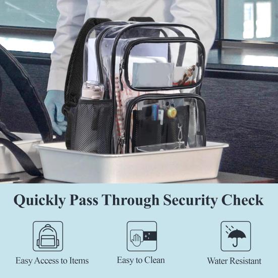 Large Capacity Clear Backpack Multi-pocket Waterproof Schoolbag Heavy Duty Transparent Bookbag for Girls Boys Work College Travel сірий
Large Capacity Clear Backpack Multi-pocket Waterproof Schoolbag Heavy Duty Transparent Bookbag for Girls Boys Work College Travel сірий