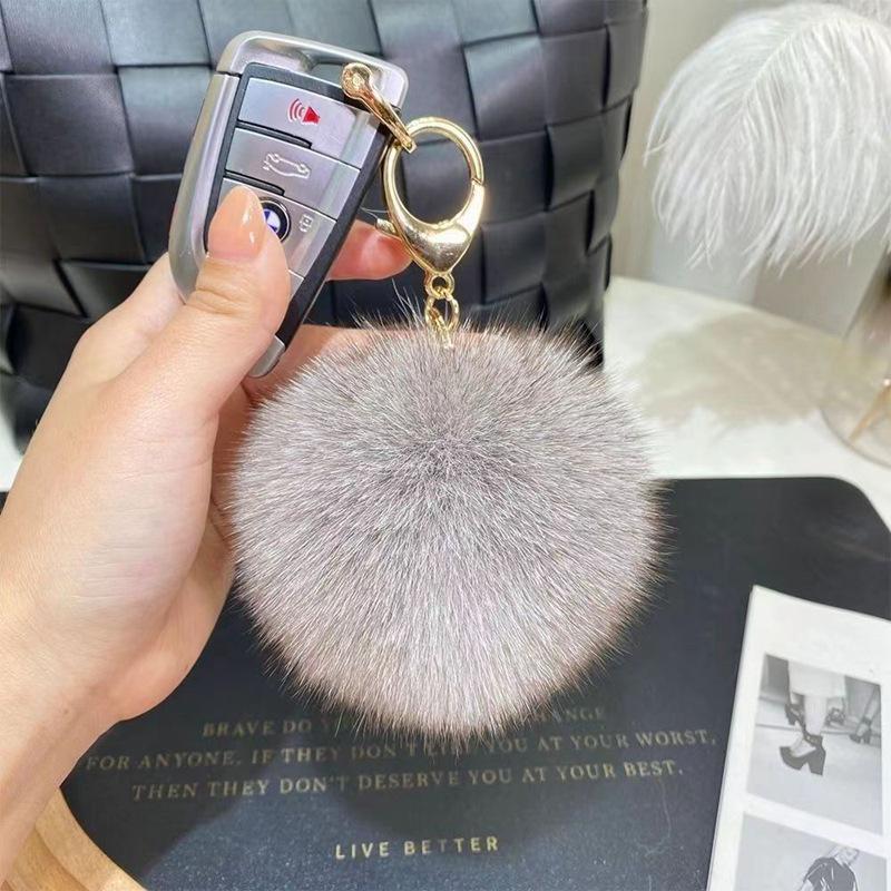 Fox Fur Faux Pom-Pom Keychain Ornament – Fashionable Bag & Phone Accessory
Fox Fur Faux Pom-Pom Keychain Ornament – Fashionable Bag & Phone Accessory