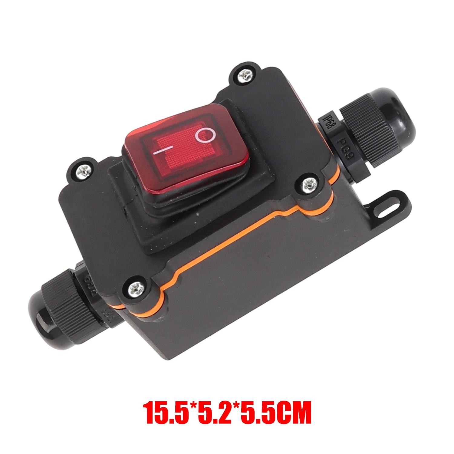 LED Rocker Switch 12V Waterproof Inline Marine Grade ON-OFF Red Light Boat Switch for Trolling Motor Bilge Pump Navigation Light
LED Rocker Switch 12V Waterproof Inline Marine Grade ON-OFF Red Light Boat Switch for Trolling Motor Bilge Pump Navigation Light