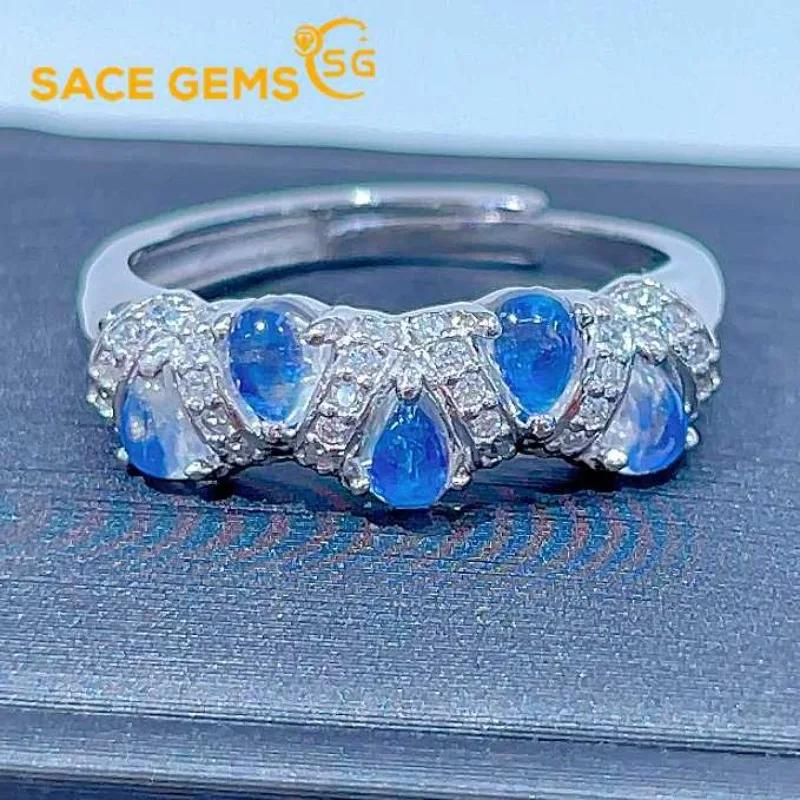 Sace Gems Кольца из стерлингового серебра 925 пробы с натуральным голубым лунным камнем 3*4 мм для женщин, помолвочные, для коктейльной вечеринки, изящные ювелирные изделия, подарок Open синий
Sace Gems Кольца из стерлингового серебра 925 пробы с натуральным голубым лунным камнем 3*4 мм для женщин, помолвочные, для коктейльной вечеринки, изящные ювелирные изделия, подарок Open синий