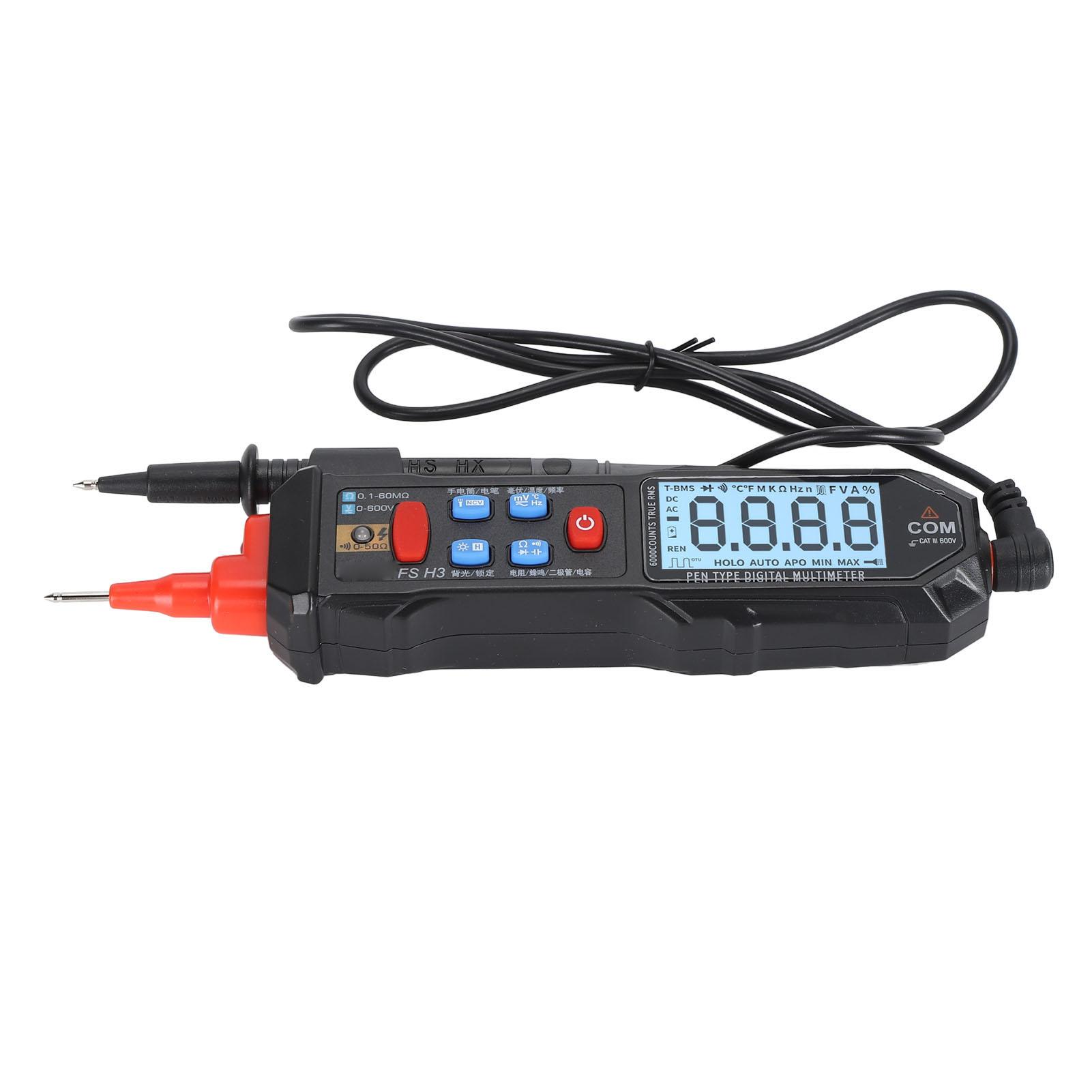 Pen Type Digital Multimeter AC DC Voltage Electrical Tester Intelligent Professional Current Meter Voltmeter Sensor Pen
Pen Type Digital Multimeter AC DC Voltage Electrical Tester Intelligent Professional Current Meter Voltmeter Sensor Pen