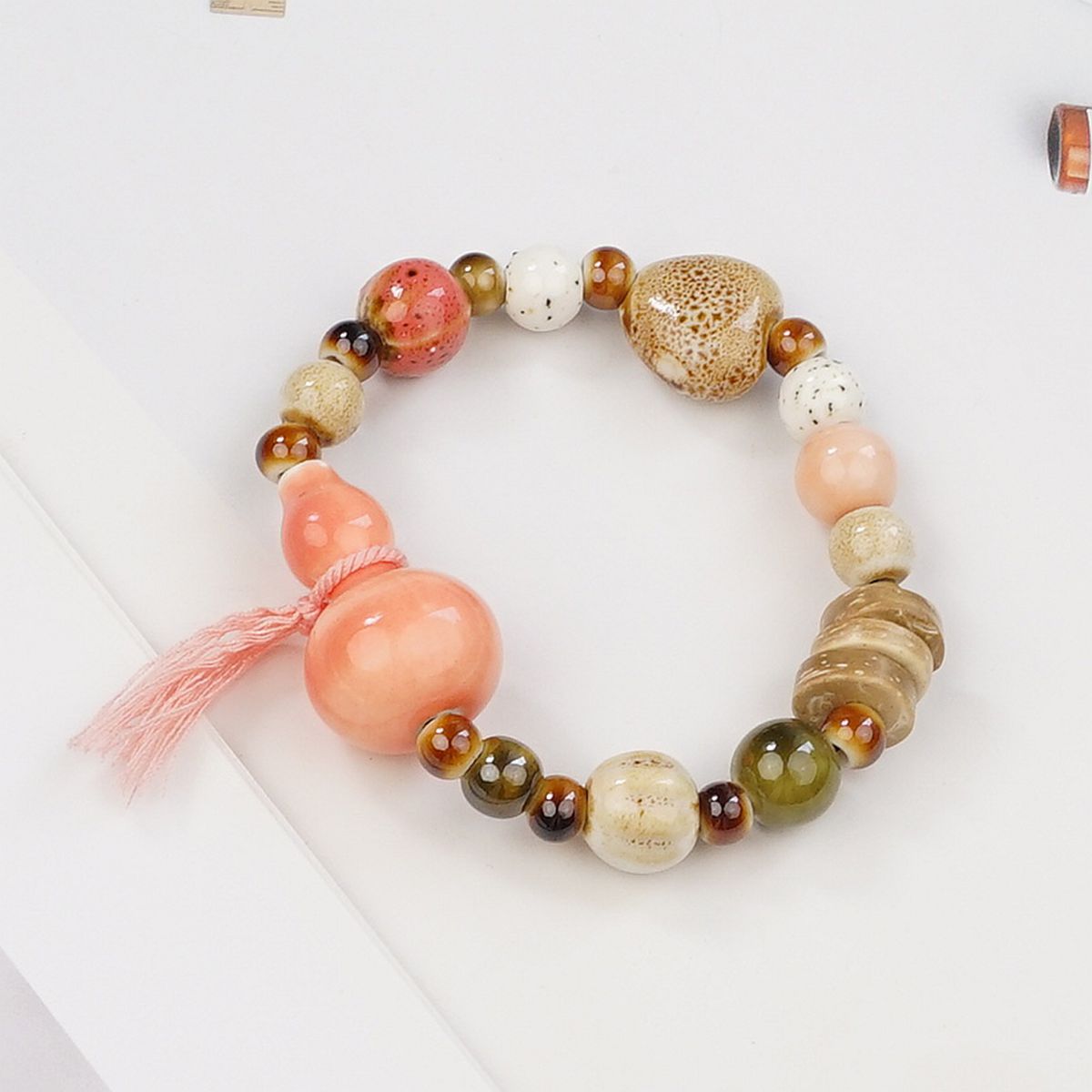 Jingdezhen ceramic bracelet colorful gourd auspicious cloud couple girlfriend antique creative matching jewelry bracelet wholesale
Jingdezhen ceramic bracelet colorful gourd auspicious cloud couple girlfriend antique creative matching jewelry bracelet wholesale