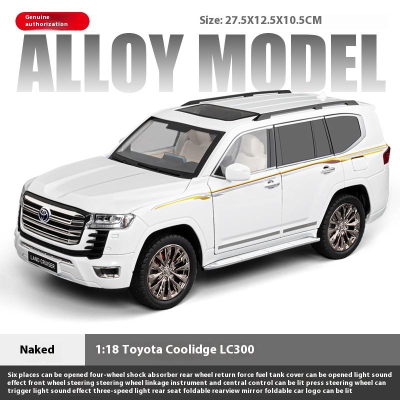 1:18 Toyota Land Cruiser LC300 внедорожник литой автомобиль модель детская игрушка подарок на день рождения для мальчиков модный дисплей белый
1:18 Toyota Land Cruiser LC300 внедорожник литой автомобиль модель детская игрушка подарок на день рождения для мальчиков модный дисплей белый