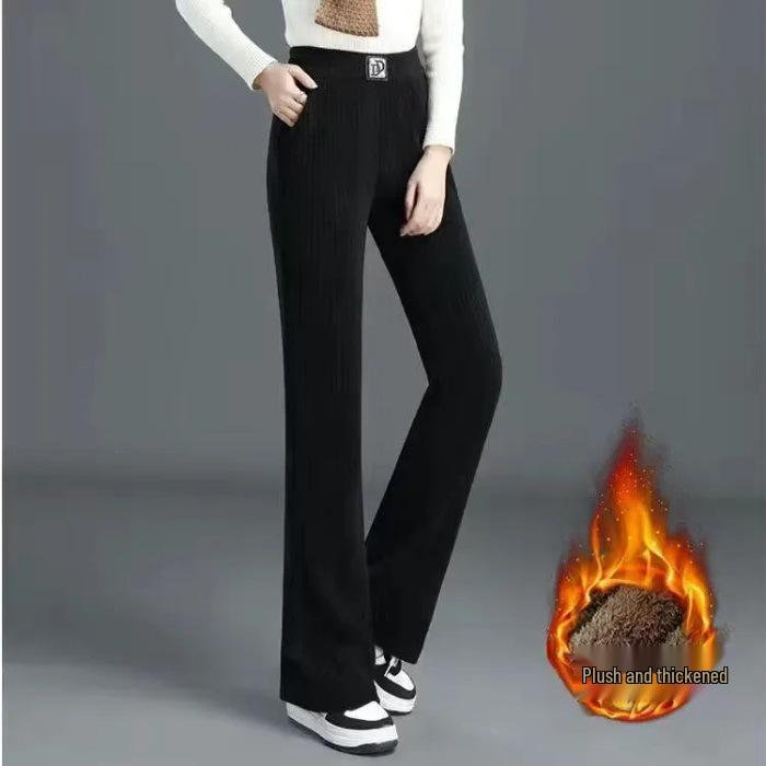 Женские брюки гарем из шенильного бархата - Утолщенные манжеты, Высокая посадка, Прилегающий крой, Повседневные, Теплые, Идеальны для осени и зимы M чёрный
Женские брюки гарем из шенильного бархата - Утолщенные манжеты, Высокая посадка, Прилегающий крой, Повседневные, Теплые, Идеальны для осени и зимы M чёрный