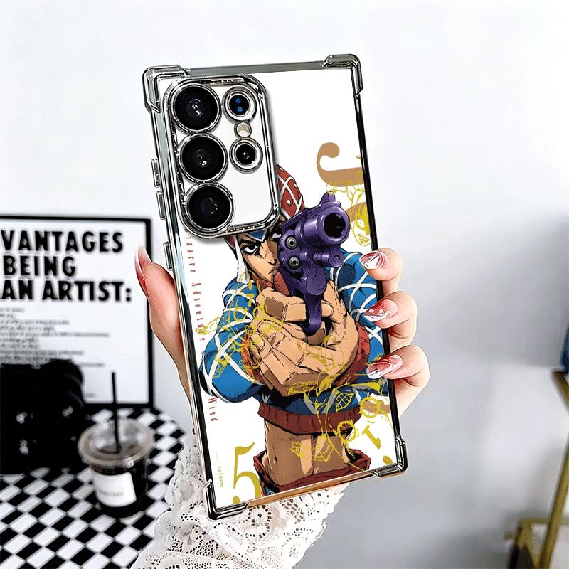 JoJo Adventure Гвидо Миста Мягкий чехол для телефона для Samsung Galaxy S26 Ultra S25 Edge S24 FE S23 Plus S22 S21 + S20 Покрытие Защита от падения Samsung S24 Plus
JoJo Adventure Гвидо Миста Мягкий чехол для телефона для Samsung Galaxy S26 Ultra S25 Edge S24 FE S23 Plus S22 S21 + S20 Покрытие Защита от падения Samsung S24 Plus