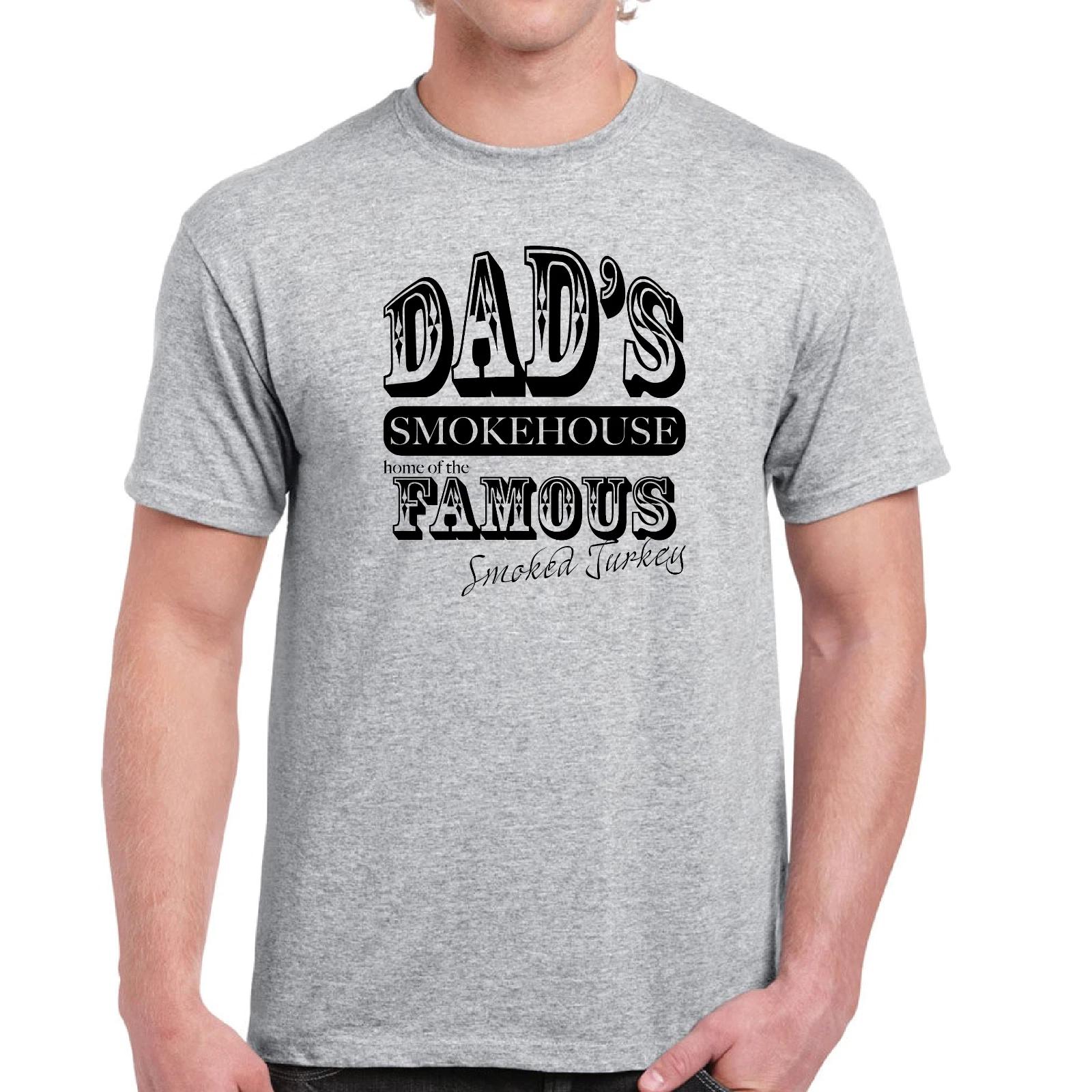 Dads Smokehouse BBQ Custom Name Fathers Day Gift Chef Cook Cotton Gray T-Shirt 4XL
Dads Smokehouse BBQ Custom Name Fathers Day Gift Chef Cook Cotton Gray T-Shirt 4XL