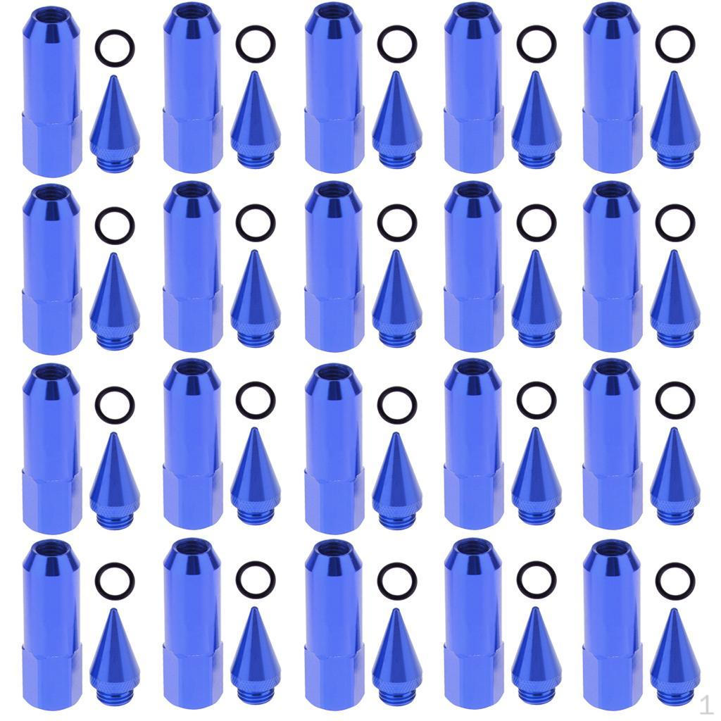 20pcs M12x1.5mm Racing Spike Wheel Rims Tuner Lug Nut Dust Cap Kit Blue
20pcs M12x1.5mm Racing Spike Wheel Rims Tuner Lug Nut Dust Cap Kit Blue