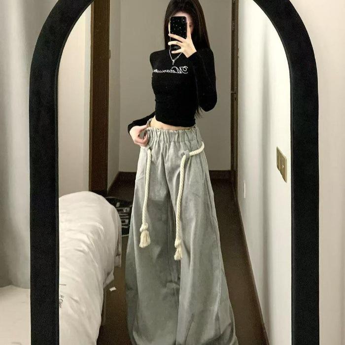 American Gray Retro Wide-Leg Street Dance Sweatpants for Women L сірий колір
American Gray Retro Wide-Leg Street Dance Sweatpants for Women L сірий колір