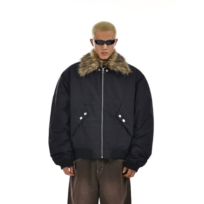 American vintage Fur Collar Parka Cotton-Padded Coat for Men and Women Winter Flight Jacket Casual Couple Warm down Coat Outerwear Black XL
American vintage Fur Collar Parka Cotton-Padded Coat for Men and Women Winter Flight Jacket Casual Couple Warm down Coat Outerwear Black XL