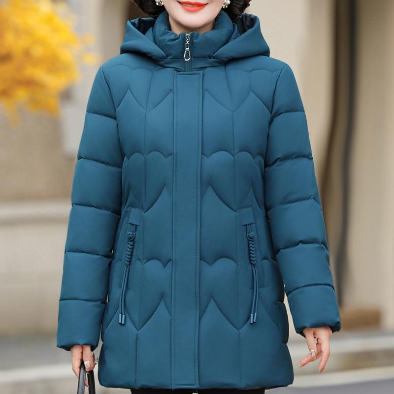 Плюс розмір XL-6XL Жіночі пальта середнього віку Зимові парки з капюшоном Елегантний вільний товстий теплий верхній одяг Жіночі куртки 5XL
Плюс розмір XL-6XL Жіночі пальта середнього віку Зимові парки з капюшоном Елегантний вільний товстий теплий верхній одяг Жіночі куртки 5XL