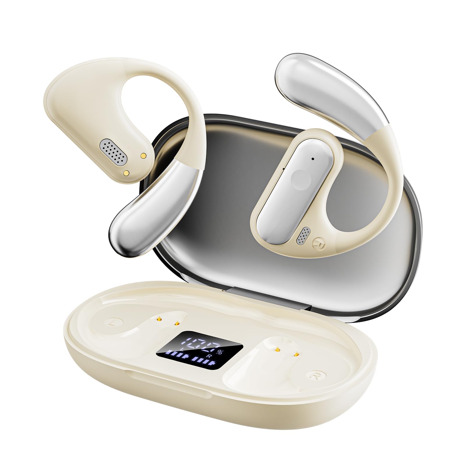 Качество звука Улучшенная версия Bluetooth Открытое ухо EUQQ Q28 Беспроводные наушники Наушники Bluetooth Не блокирует ваши инновации в направленности костей
Качество звука Улучшенная версия Bluetooth Открытое ухо EUQQ Q28 Беспроводные наушники Наушники Bluetooth Не блокирует ваши инновации в направленности костей