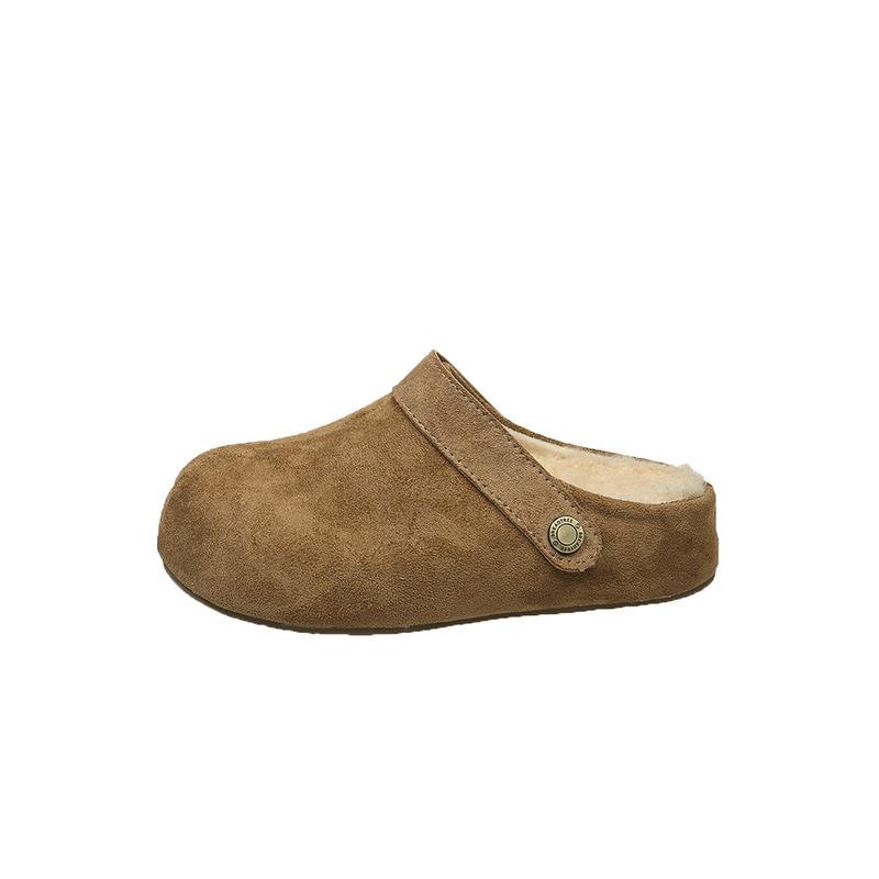 Cowhide version retro two-wear bag head and half slippers for women to wear autumn new thick-soled inner height-increasing slippers 40
Cowhide version retro two-wear bag head and half slippers for women to wear autumn new thick-soled inner height-increasing slippers 40