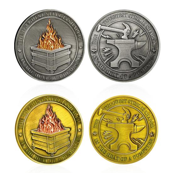 4/6/8/15/20шт Dumpster Challenge Coin Веселий медальйон Офісні настільні аксесуари Подяка Прощання
4/6/8/15/20шт Dumpster Challenge Coin Веселий медальйон Офісні настільні аксесуари Подяка Прощання