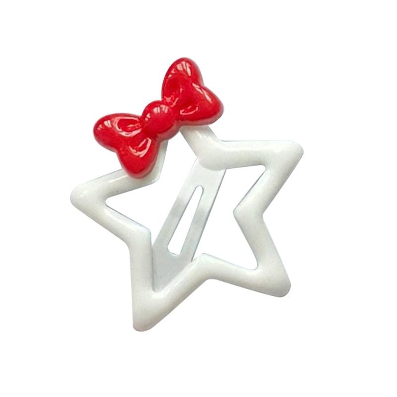 Star-Shaped Hairclip for Girls Y2K Sweet Side Clip Duckbill Clip Bowtie Hair Barrettes for Teens Child Hair Shape Tools
Star-Shaped Hairclip for Girls Y2K Sweet Side Clip Duckbill Clip Bowtie Hair Barrettes for Teens Child Hair Shape Tools