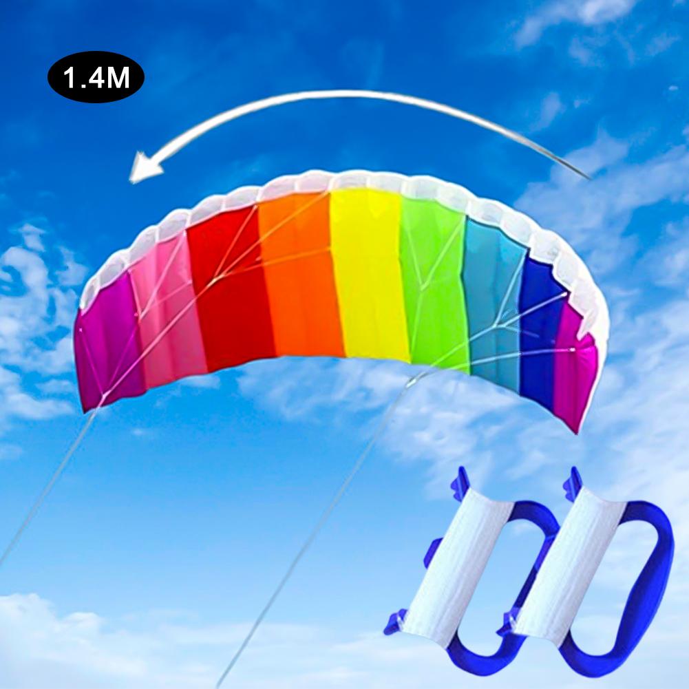 Dual Line Parafoil Stunt Kite for Adults and Kids Easy To Fly with Line Outdoor Beach Sports Flying Toy 1.4m разноцветный
Dual Line Parafoil Stunt Kite for Adults and Kids Easy To Fly with Line Outdoor Beach Sports Flying Toy 1.4m разноцветный