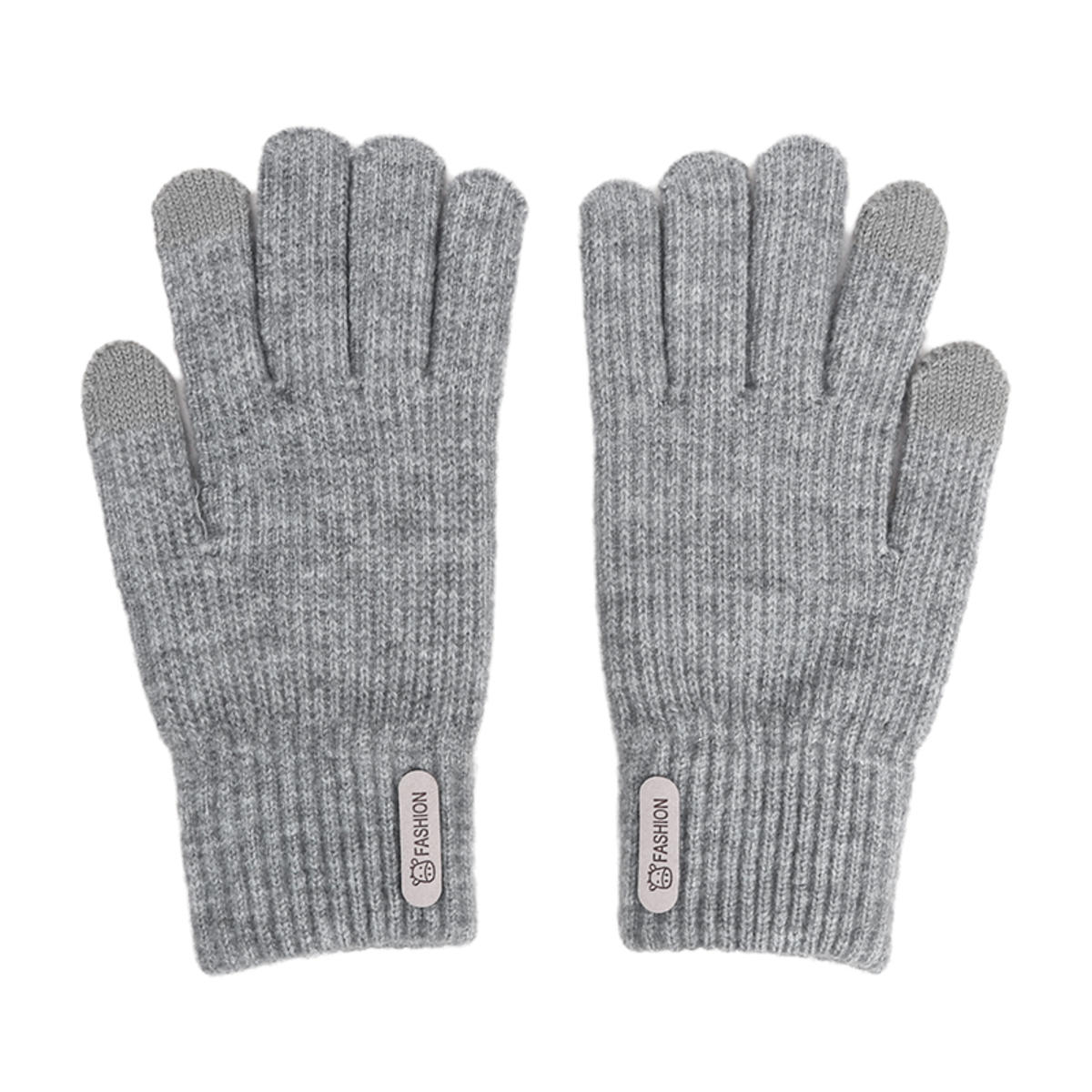 Fleece Lined Striped Thermal Knitted Gloves Thickened Autumn Winter Warm Gloves Cold Resistant Windproof Split Finger Gloves one size сірий колір
Fleece Lined Striped Thermal Knitted Gloves Thickened Autumn Winter Warm Gloves Cold Resistant Windproof Split Finger Gloves one size сірий колір