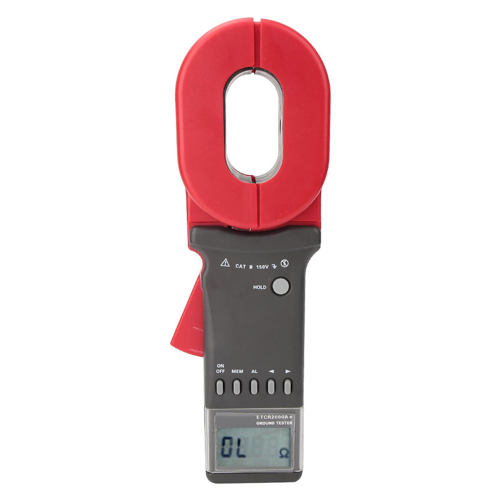 ETCR2000A+ Digital Clamp Meter On Ground Earth Resistance Tester with LCD Display
ETCR2000A+ Digital Clamp Meter On Ground Earth Resistance Tester with LCD Display