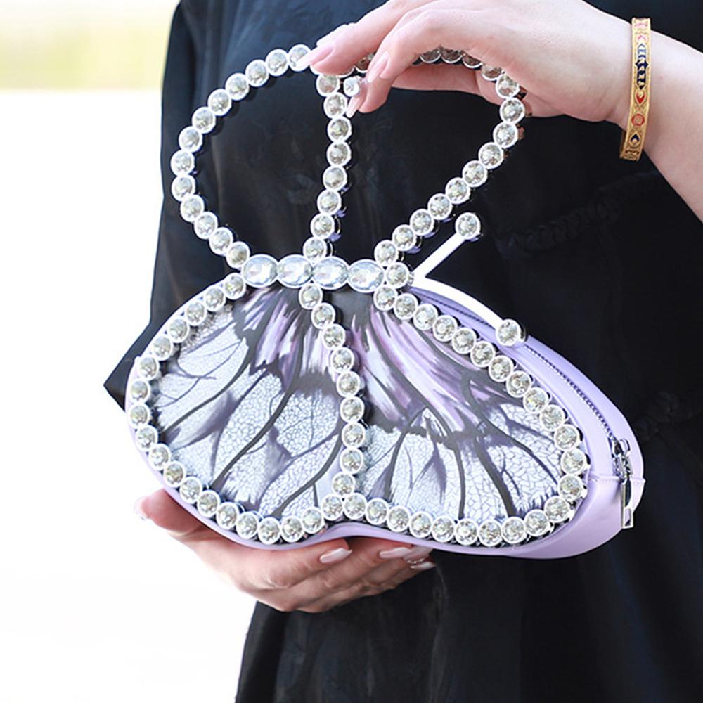 IN STOCK Bling Sequins Pink Butterfly Evening Clutch Sparkling Women Evening Crystal Purse Lady Girls Wedding Dinner Handbag 24cmX22cmX5.7cm
IN STOCK Bling Sequins Pink Butterfly Evening Clutch Sparkling Women Evening Crystal Purse Lady Girls Wedding Dinner Handbag 24cmX22cmX5.7cm