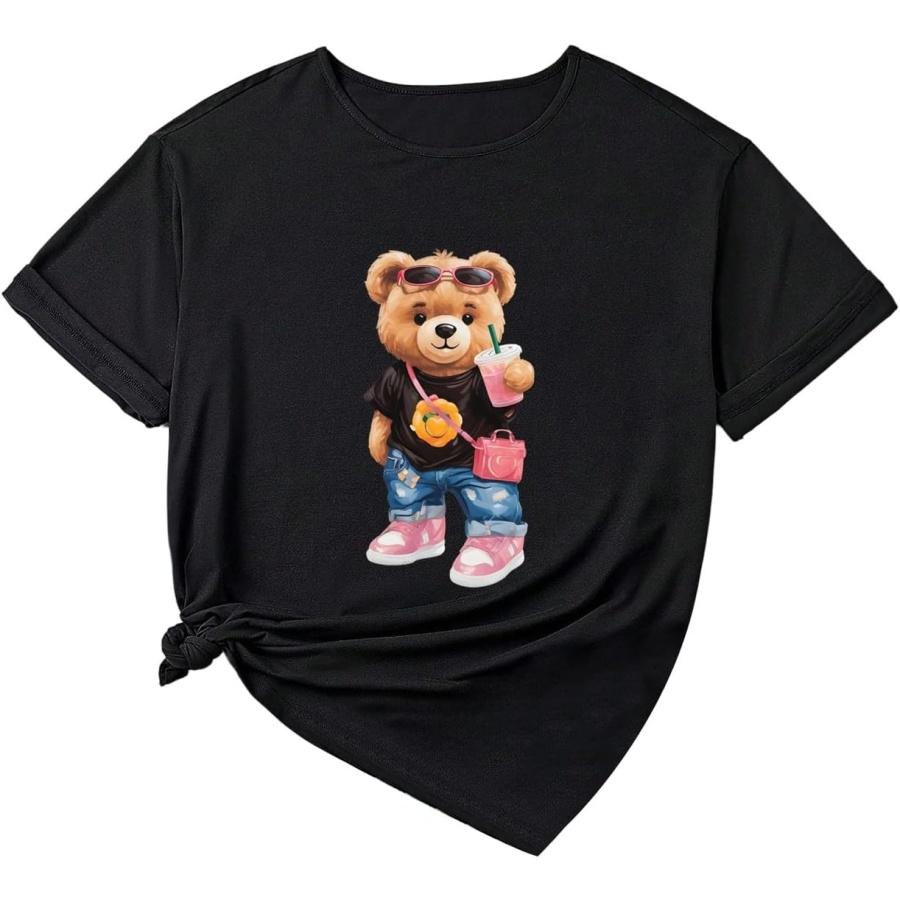 Verdusa Women s Cartoon Graphic T Shirt Short Sleeve Crew Neck Casual Tee Tops(1) XXXXXL чорний
Verdusa Women s Cartoon Graphic T Shirt Short Sleeve Crew Neck Casual Tee Tops(1) XXXXXL чорний