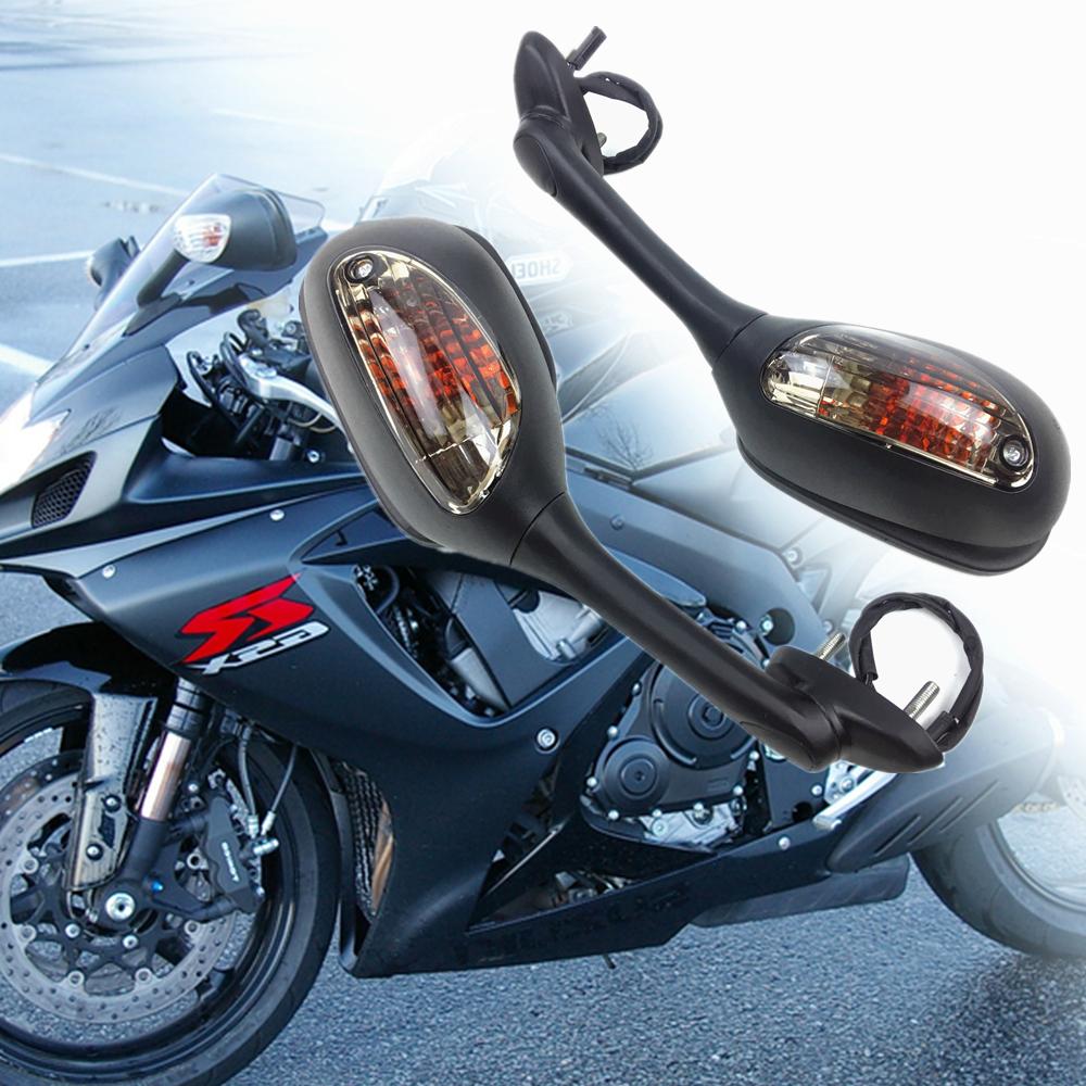 Зеркало заднего вида мотоцикла с указателем поворота зеркало для Suzuki GSXR600 750 2006-2010 GSXR 1000 2005 2006 2007
Зеркало заднего вида мотоцикла с указателем поворота зеркало для Suzuki GSXR600 750 2006-2010 GSXR 1000 2005 2006 2007