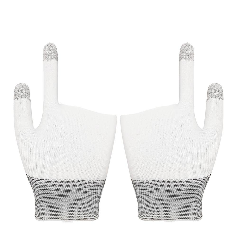 Two-fingerFinger Sleeves Mobile Game Gloves Sweat-proof Touch Screen Finger Cots Seamless for Mobile Game Controllers білий
Two-fingerFinger Sleeves Mobile Game Gloves Sweat-proof Touch Screen Finger Cots Seamless for Mobile Game Controllers білий