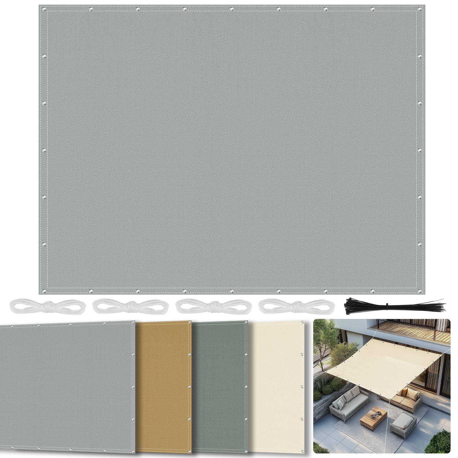 Sun Shade Cloth with Grommets Rectangle Shade Sail Canopy Pergola Cover with Straight Edge UV Block Fabric for Backyard Deck Out 2*2M сірий
Sun Shade Cloth with Grommets Rectangle Shade Sail Canopy Pergola Cover with Straight Edge UV Block Fabric for Backyard Deck Out 2*2M сірий