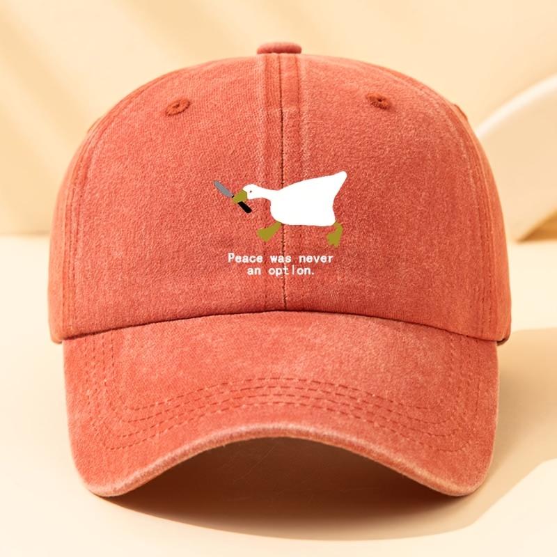 A running goose fashionable printed baseball cap versatile outdoor casual duckbill cap travel hat Adjustable
A running goose fashionable printed baseball cap versatile outdoor casual duckbill cap travel hat Adjustable