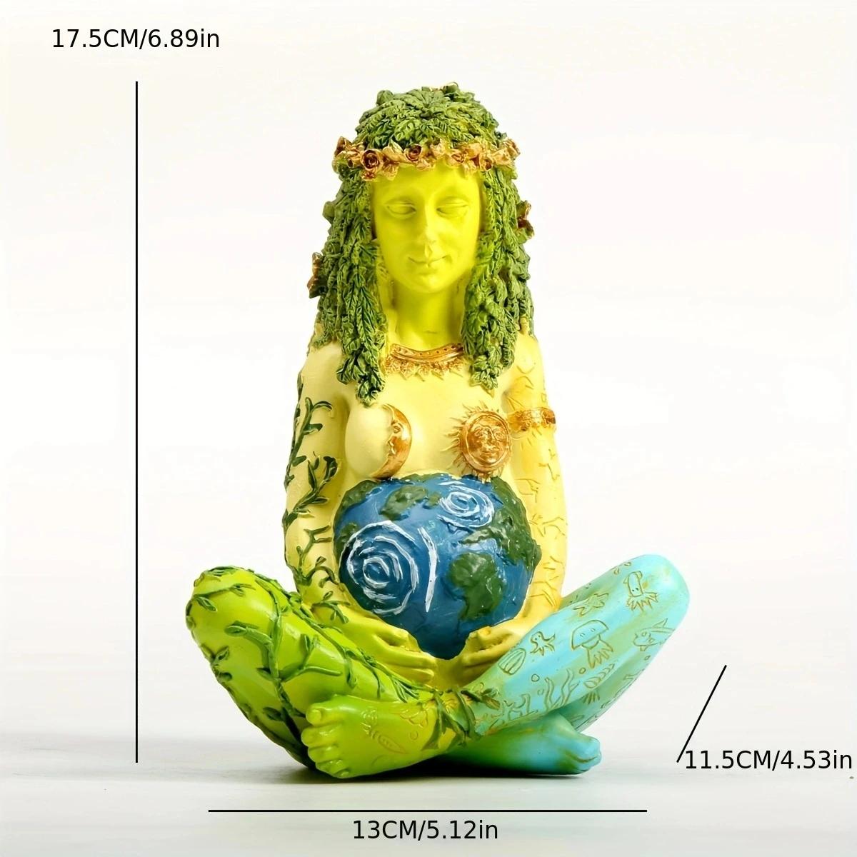 1 статуэтка «Яркая Гайя тысячелетия» — Богиня Земли и Природы, идеально подходит для украшения дома и сада, отличный подарок.
1 статуэтка «Яркая Гайя тысячелетия» — Богиня Земли и Природы, идеально подходит для украшения дома и сада, отличный подарок.