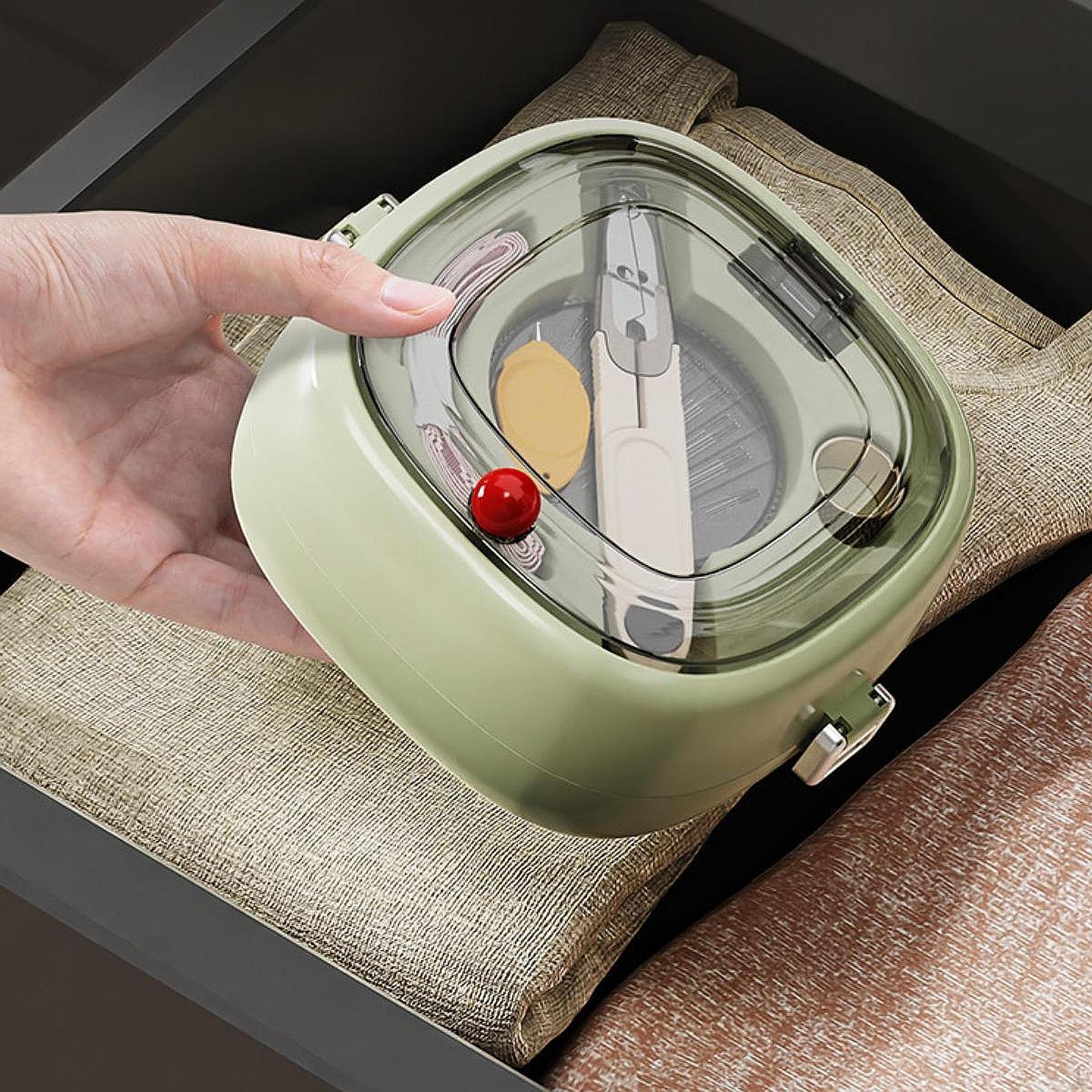 Компактное хранение швейного набора для путешествий и ремонта одежды зелёный
Компактное хранение швейного набора для путешествий и ремонта одежды зелёный