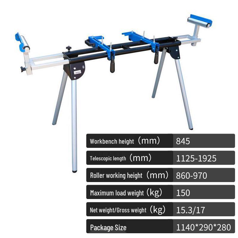 Portable Green Aluminum Miter Saw Stand: Mobile Workbench for Woodworking and Cutting
Portable Green Aluminum Miter Saw Stand: Mobile Workbench for Woodworking and Cutting