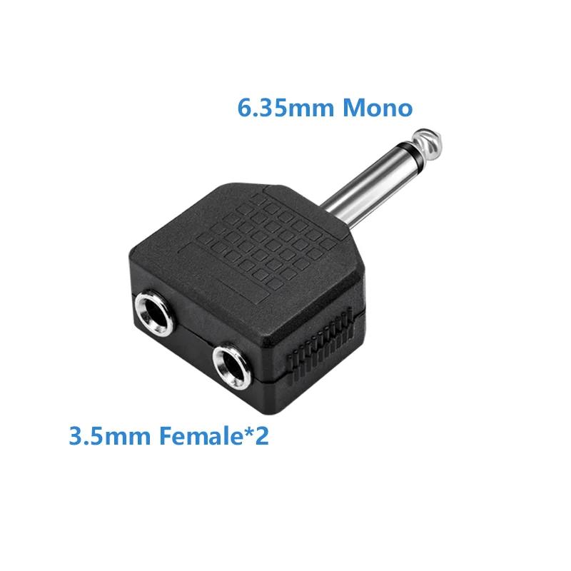 5/20Pcs Y Splitter Dual Channel Plug Jack 6.35 Stereo Male to Double 3.5 Female Connector for Audio Adapter Headphone Mic 5PCS
5/20Pcs Y Splitter Dual Channel Plug Jack 6.35 Stereo Male to Double 3.5 Female Connector for Audio Adapter Headphone Mic 5PCS