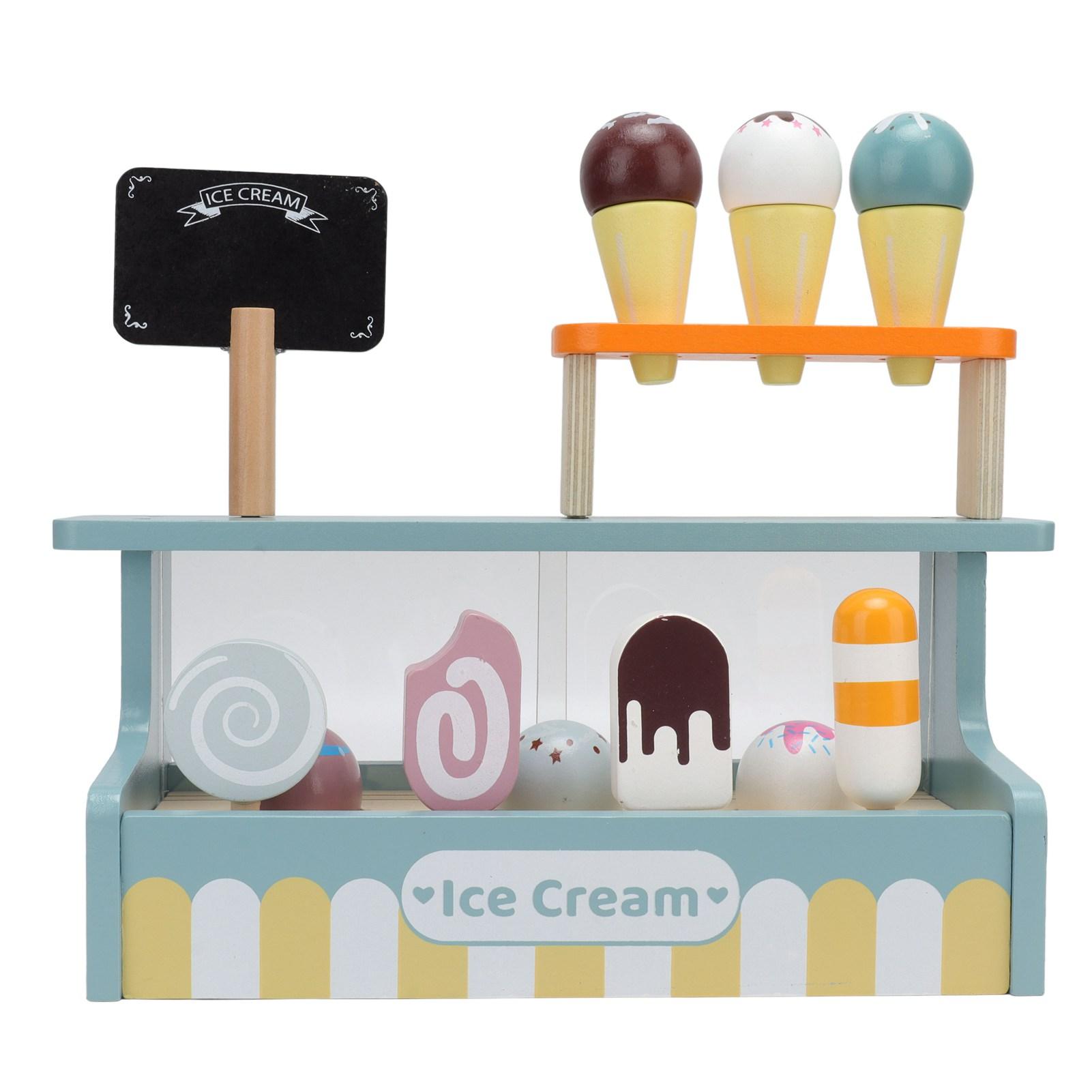 Ice Cream Store Toy Exquisite Simulation Pine Wood Ice Cream Counter Playset Pretend Play Toy for
Ice Cream Store Toy Exquisite Simulation Pine Wood Ice Cream Counter Playset Pretend Play Toy for
