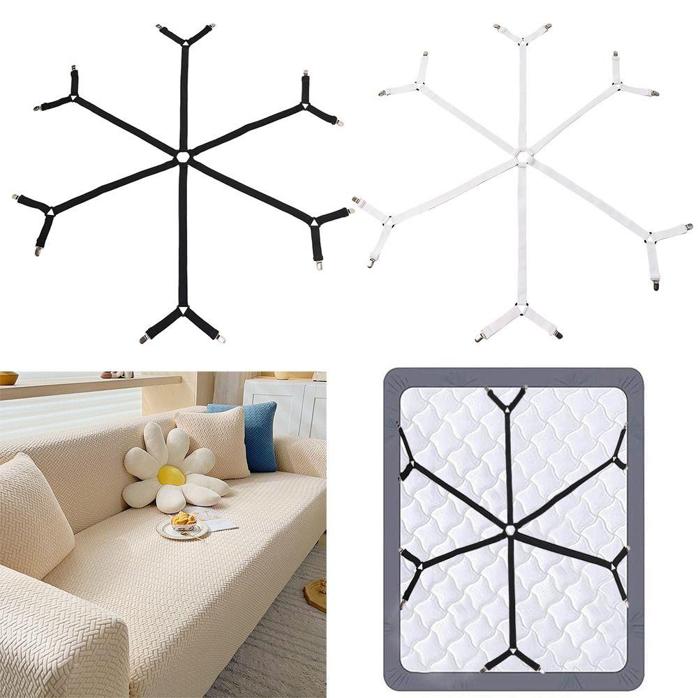 Nylon Bed Sheet Holder 12 Clips Fixing Strap Grippers Fasteners Cover Mattress Clip Blankets чорний
Nylon Bed Sheet Holder 12 Clips Fixing Strap Grippers Fasteners Cover Mattress Clip Blankets чорний