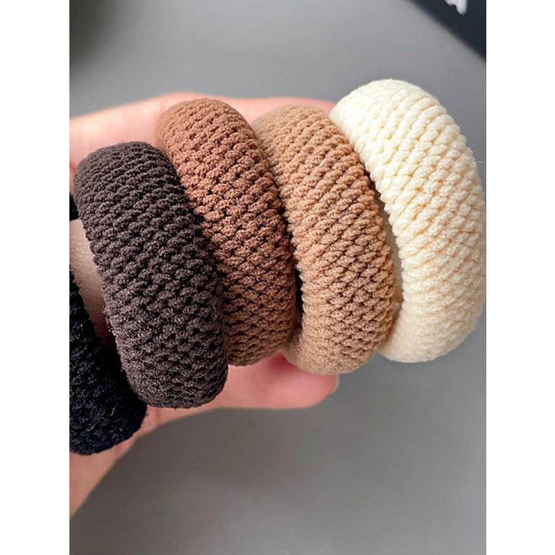 5/10 Mix Color High Elasticity Thickened Versatile Simple Scrunchies, Hair-Friendly (Random Color) Hair Ties Hair Rope
5/10 Mix Color High Elasticity Thickened Versatile Simple Scrunchies, Hair-Friendly (Random Color) Hair Ties Hair Rope