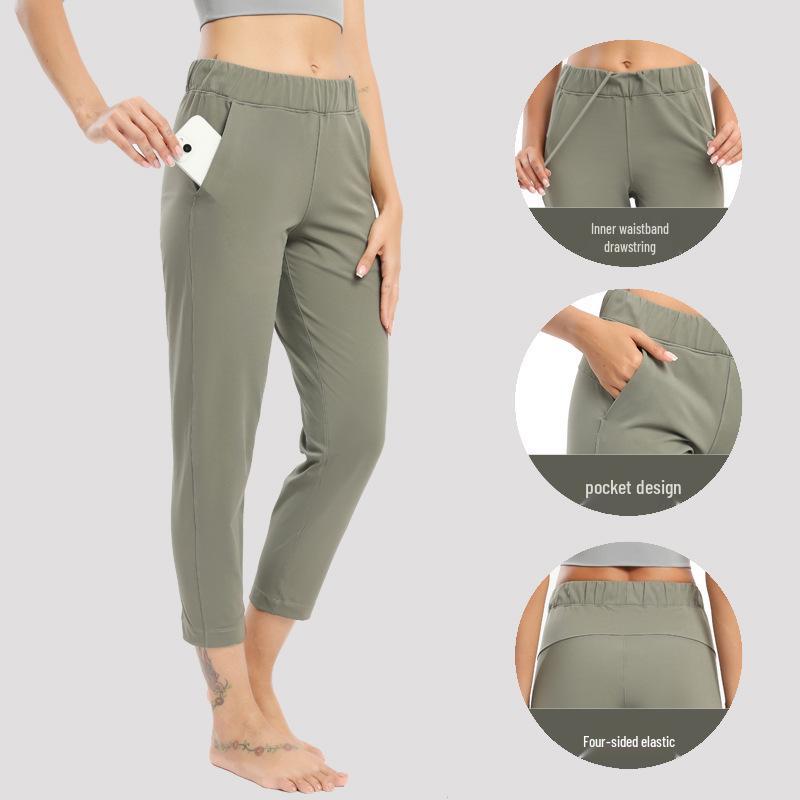 Women s Cross-Border Loose Straight-Leg Yoga Pants with Drawstring Waist - Casual, Elastic, Nine-Point Fit XS
Women s Cross-Border Loose Straight-Leg Yoga Pants with Drawstring Waist - Casual, Elastic, Nine-Point Fit XS
