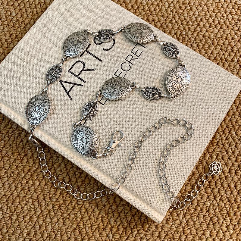 Богемный этнический пояс-цепочка на талию для женщин - Универсальный аксессуар для летнего наряда для путешествий по Синьцзяну
Богемный этнический пояс-цепочка на талию для женщин - Универсальный аксессуар для летнего наряда для путешествий по Синьцзяну