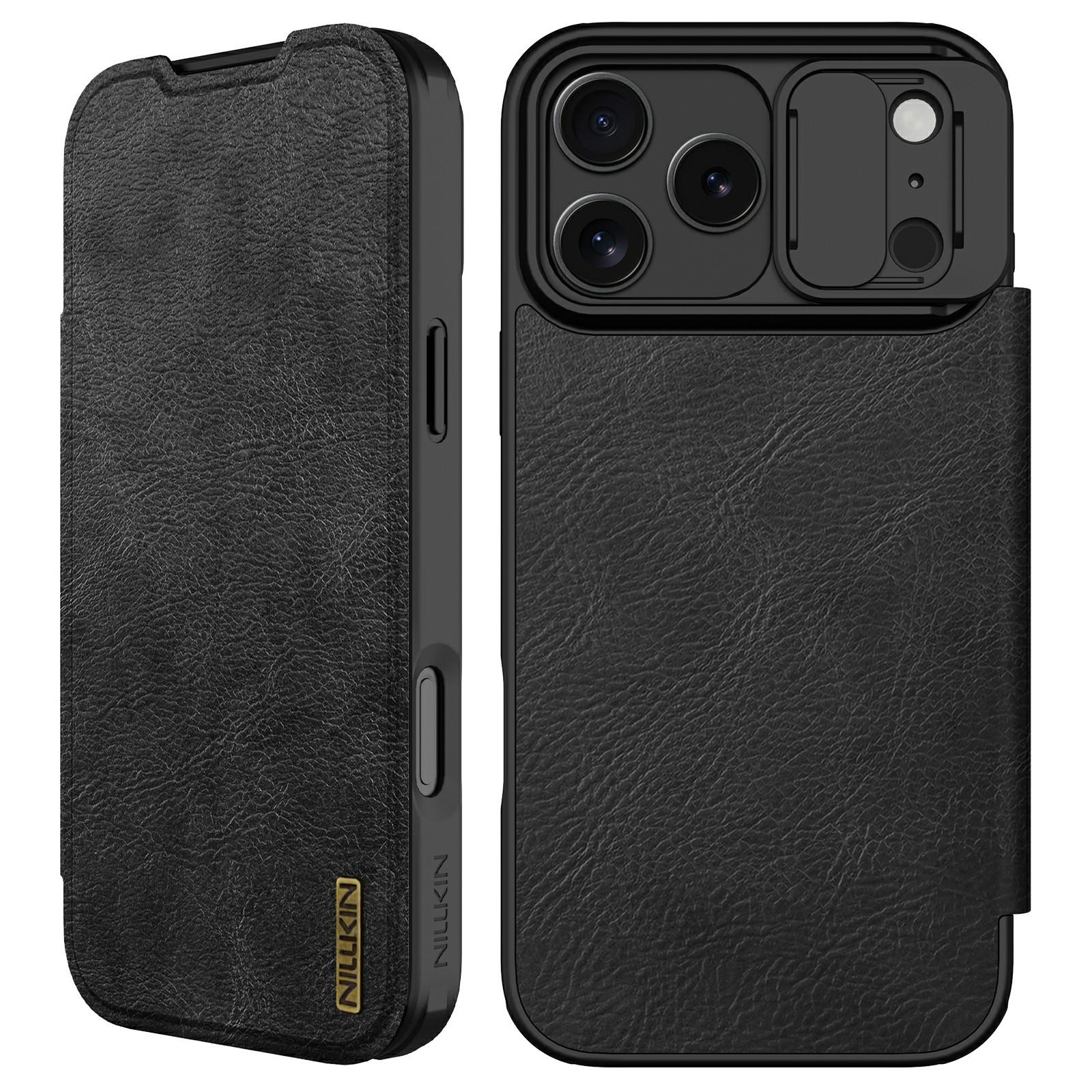NILLKIN Qin Pro Series for iPhone 17 Pro Max Case with Card Slots Leather Phone Cover
NILLKIN Qin Pro Series for iPhone 17 Pro Max Case with Card Slots Leather Phone Cover