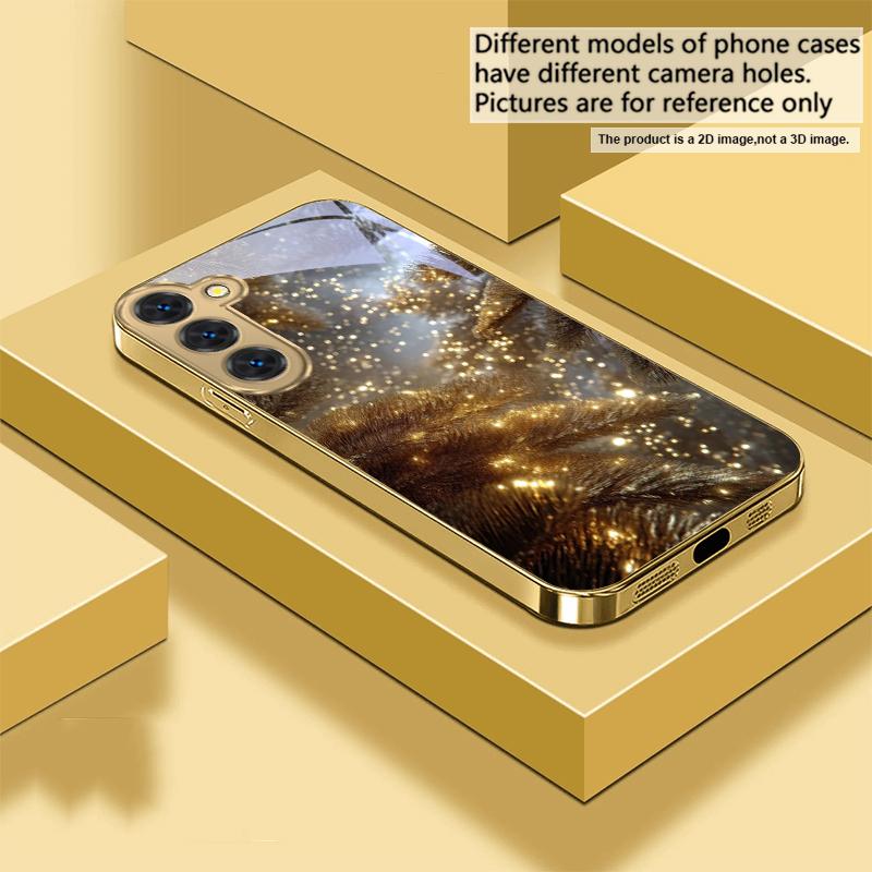 Golden Needle Art Sense For Samsung Galaxy S26 S20 FE S21 S22 S23 Plus S24 Ultra 25Ultra S21+ S9 S22 S8 Golden glass phone case Galaxy S9+
Golden Needle Art Sense For Samsung Galaxy S26 S20 FE S21 S22 S23 Plus S24 Ultra 25Ultra S21+ S9 S22 S8 Golden glass phone case Galaxy S9+