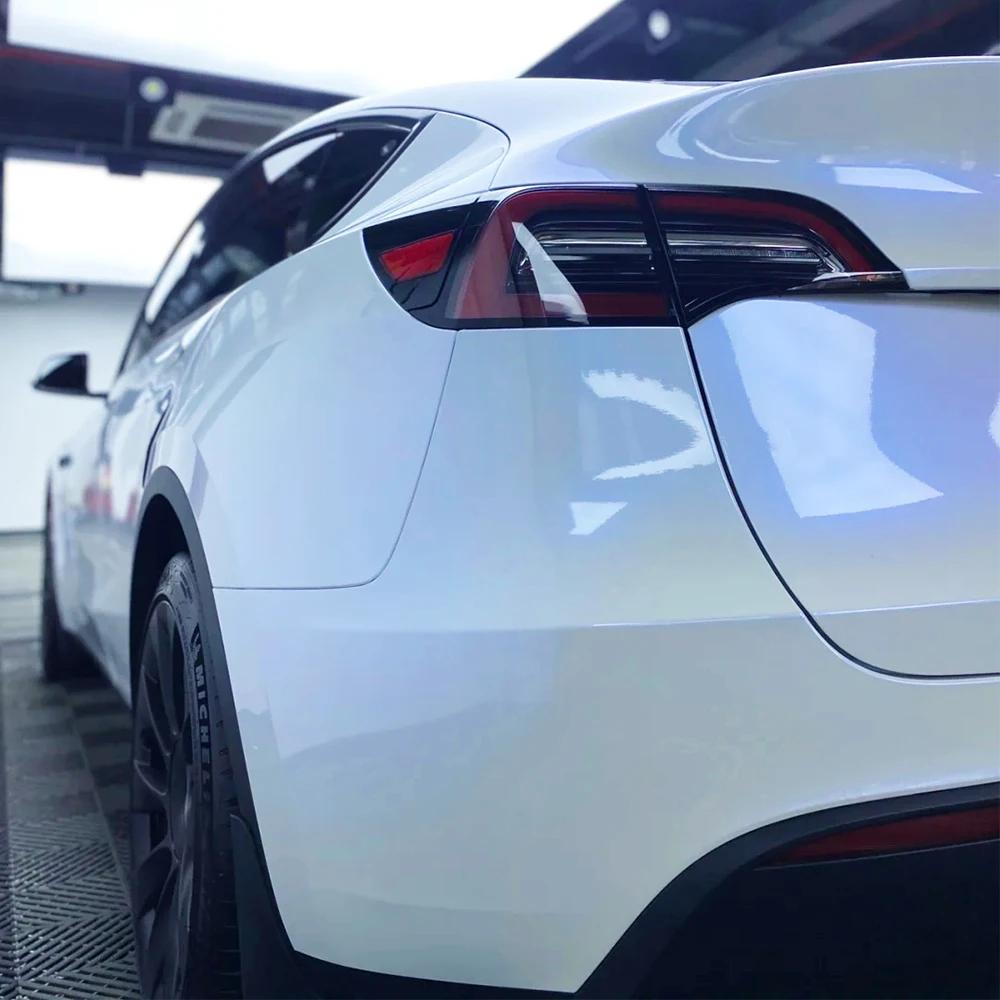 Platinum White to Blue Car Sticker Wrap Film Color Change Vinyl Film PET Bubble Free Wrapping Decals PVC Car Sticker Accessories 50x152cm
Platinum White to Blue Car Sticker Wrap Film Color Change Vinyl Film PET Bubble Free Wrapping Decals PVC Car Sticker Accessories 50x152cm
