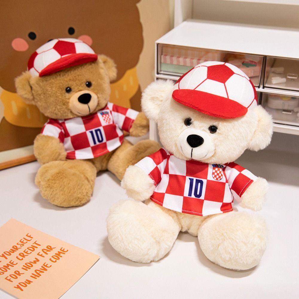 Soft Sportsman Bear Plush Toys PP Cotton Sports Theme Stuffed Toys Kids Gifts Style A 15CM
Soft Sportsman Bear Plush Toys PP Cotton Sports Theme Stuffed Toys Kids Gifts Style A 15CM
