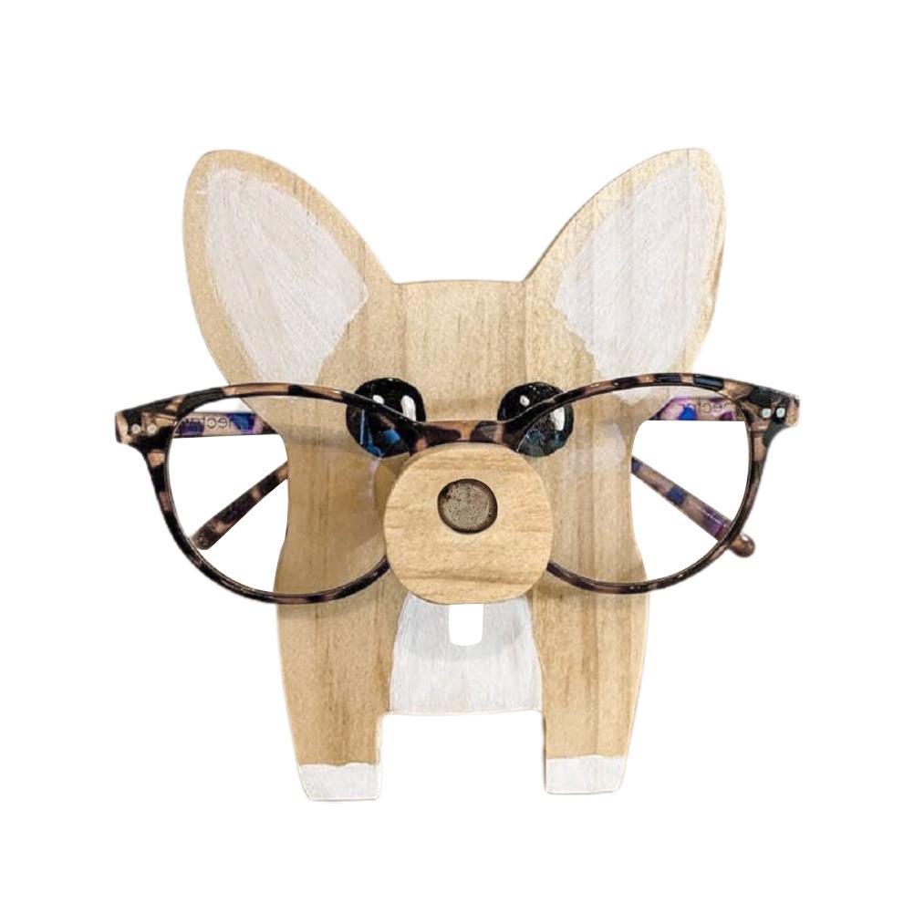 Corgi Glasses Stand Wooden Ornaments Christmas Gift Desktop Decoration Artwork Living Room
Corgi Glasses Stand Wooden Ornaments Christmas Gift Desktop Decoration Artwork Living Room