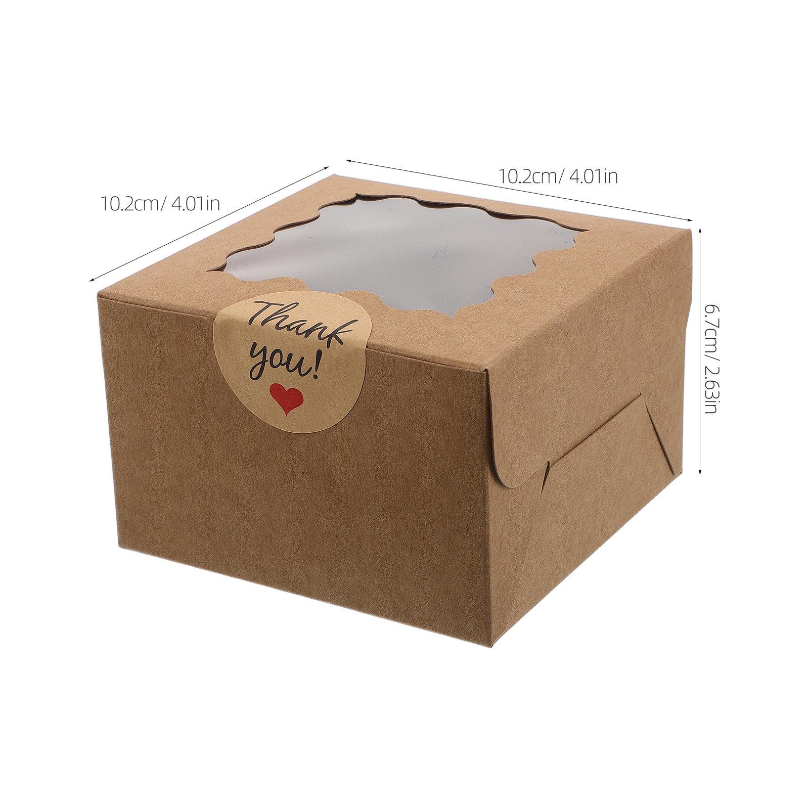 50Pcs Bakery Boxes Clear Window Paper Food Packaging Cookies Muffins Party Dessert Supplies Bakery Boxes with Clear Window коричневий
50Pcs Bakery Boxes Clear Window Paper Food Packaging Cookies Muffins Party Dessert Supplies Bakery Boxes with Clear Window коричневий