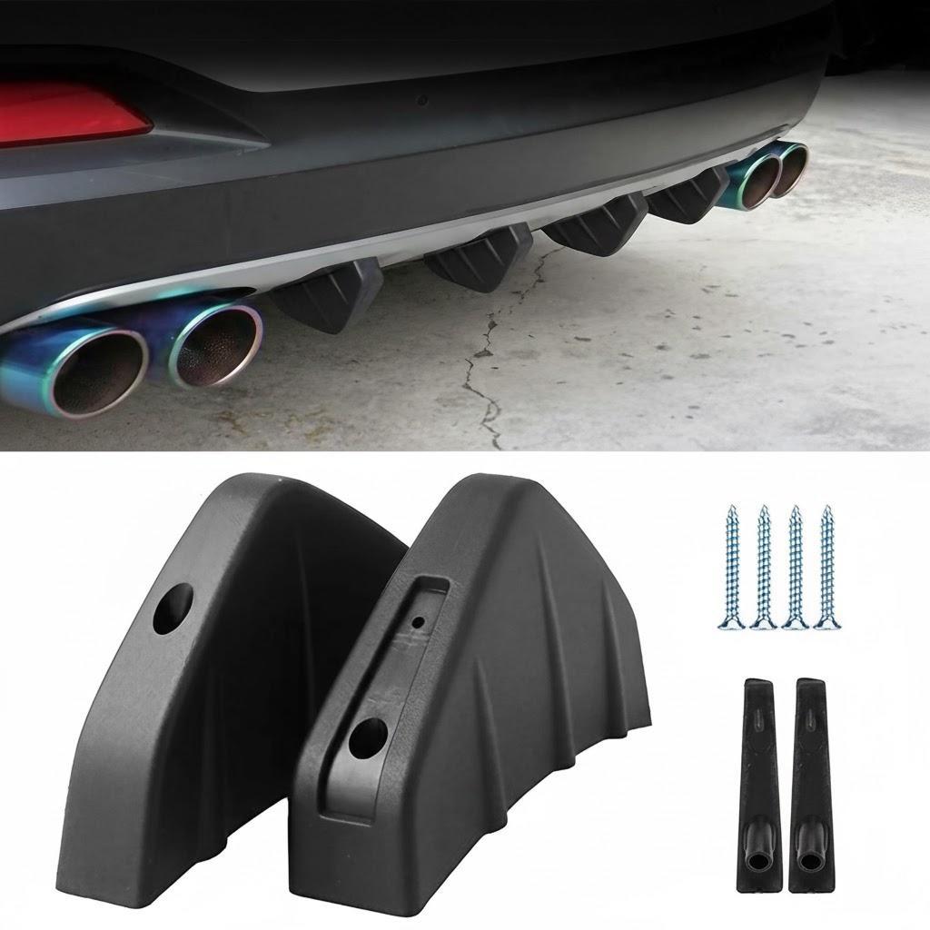 Universal Black Car Rear Bumper Diffuser Spoiler Protector Easy Install SUV Sedan All Vehicles
Universal Black Car Rear Bumper Diffuser Spoiler Protector Easy Install SUV Sedan All Vehicles