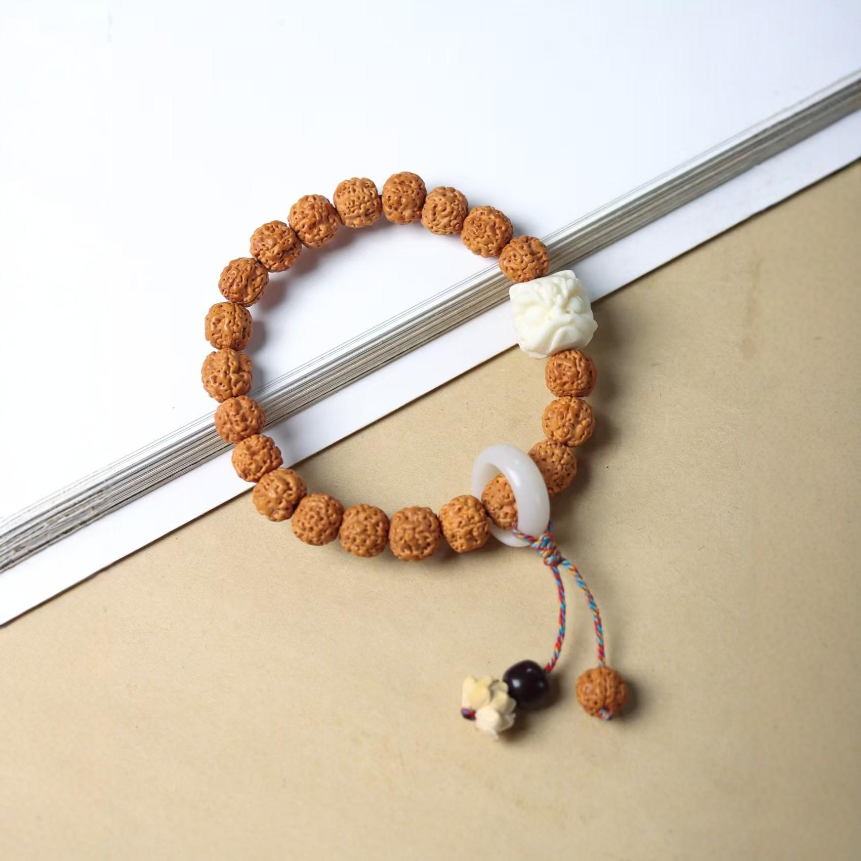 Unisex 14mm Little Vajra Bodhi Bracelet - Wenwan Buddha Prayer Beads, Ethnic Style Ornament
Unisex 14mm Little Vajra Bodhi Bracelet - Wenwan Buddha Prayer Beads, Ethnic Style Ornament