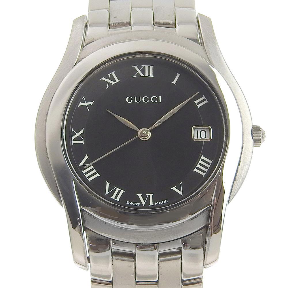 GUCCI Watches 5500M blackDial Stainless Steel Quartz Analog display mens Used
GUCCI Watches 5500M blackDial Stainless Steel Quartz Analog display mens Used