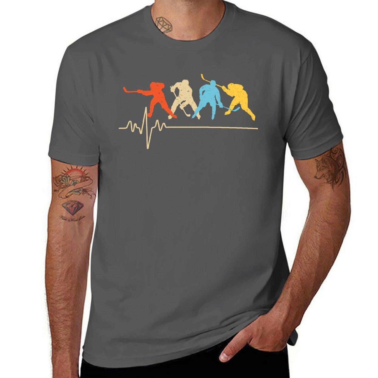 Heartbeat Hockey T-Shirt t shirt for man 100 percent cotton t shirts for man graphic funny t shirts designer T-Shirt 4XL
Heartbeat Hockey T-Shirt t shirt for man 100 percent cotton t shirts for man graphic funny t shirts designer T-Shirt 4XL